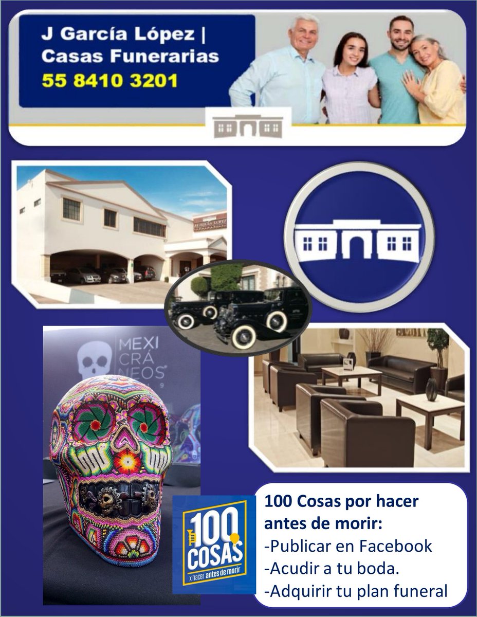 jgl_funerarias's tweet photo. J García López | Casas Funerarias 
☎ 55 8410 3201

Gran promoción de Plan Basico,  exclusivo Casas Iztapalapa, Satélite y Observatorio 

- Cdmx y Área Metropolitana. 

Whatsapp https://t.co/Vg5PXr3eW5

#CDMX 
Chelsea
Ucrania https://t.co/0WahKMKR78