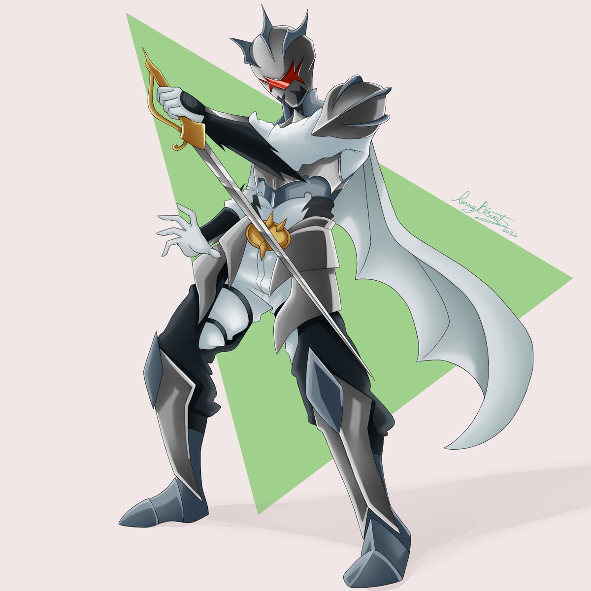 BiscuitsClean's tweet image. My latest commission: a power ranger, white dragon inspired paladin!

If you want a character of your own drawn, dm me for a commission!

#commission #commissionsopen
