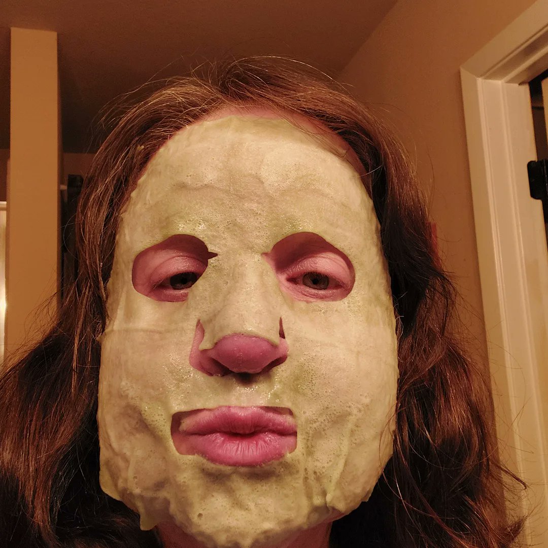 Facial time. Who doesn't need a little pampering?