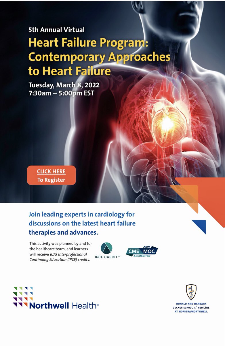 SShahMD_HF's tweet photo. Only 3 weeks away! Join us for the 5th Annual Virtual Heart Failure Program: Contemporary Approaches to Heart Failure https://t.co/1IOSGHCyBD @GerinStevensMD @NorthwellHealth @MaimonidesMC https://t.co/krNaNZ2PEy