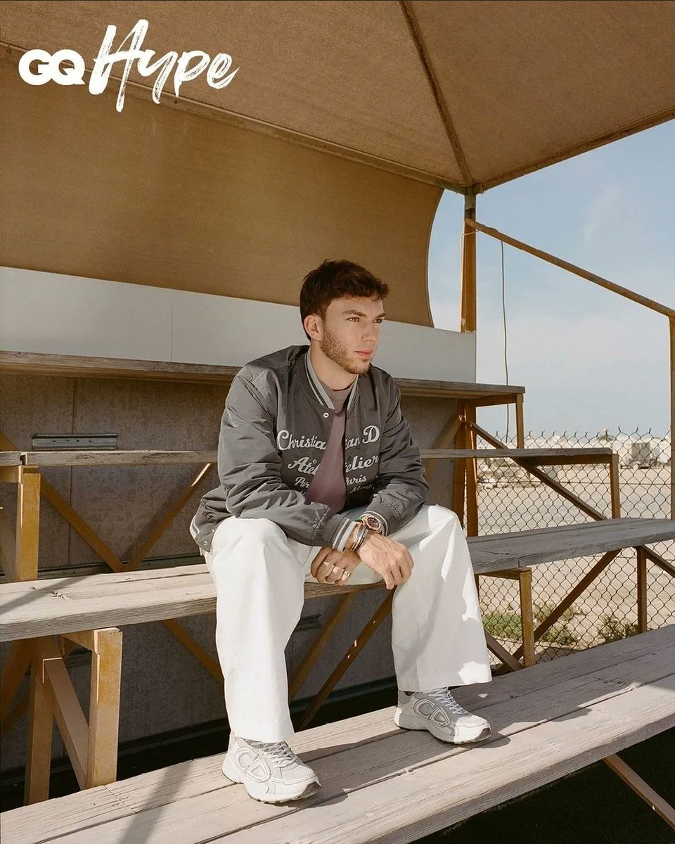 F1Influence's tweet photo. Representing the nation. @GQ_France recently caught up with Alpha Tauri's @PierreGASLY for #GQHype to discuss his Formula One progress and ambitions for 2022 and beyond. Cover art: head of editorial content for GQ France, @pam_boy and captured by @prodantzoulis. 
Photo: @gqfrance https://t.co/PeD1MyPW04