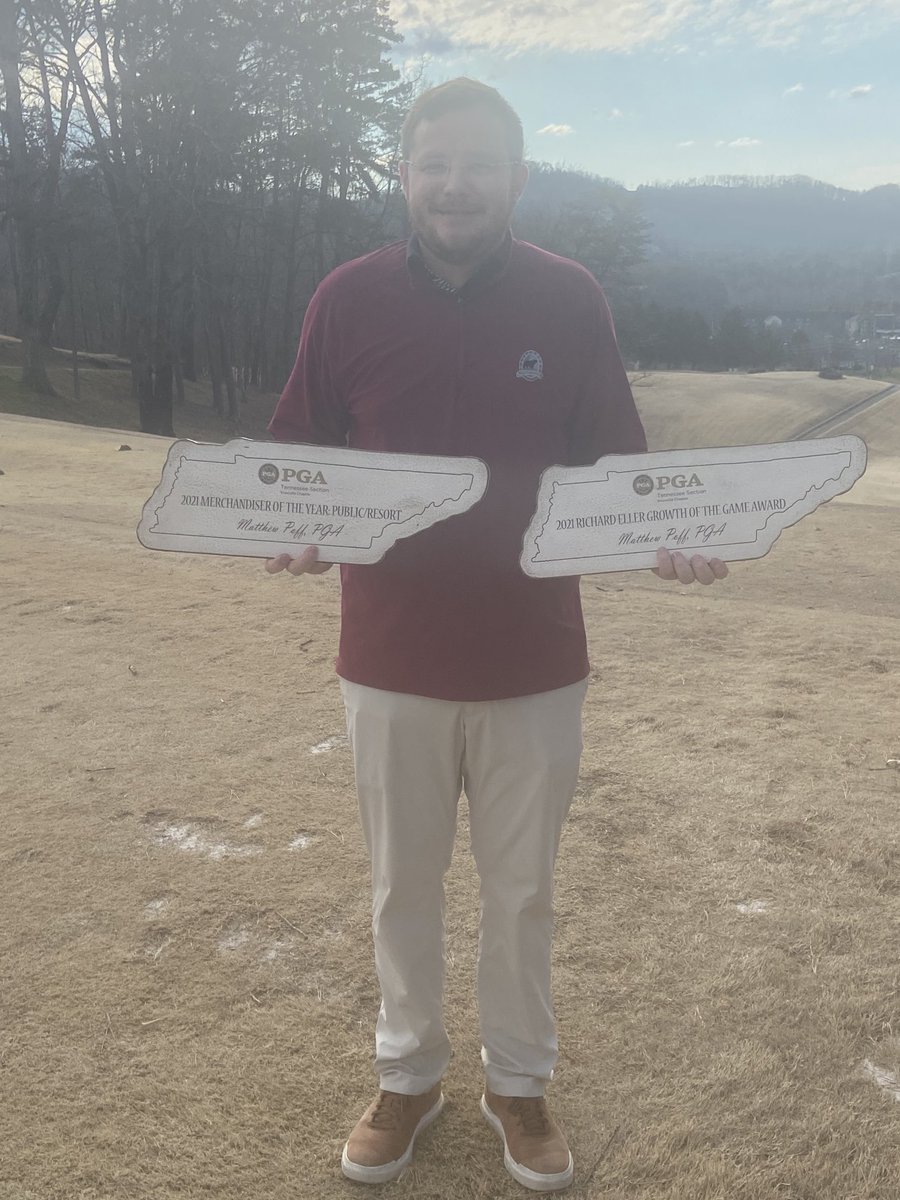 ⁦Congratulations ⁦<a href="/mattpoffPGA/">Matthew Poff</a>⁩. Well deserved award winner.