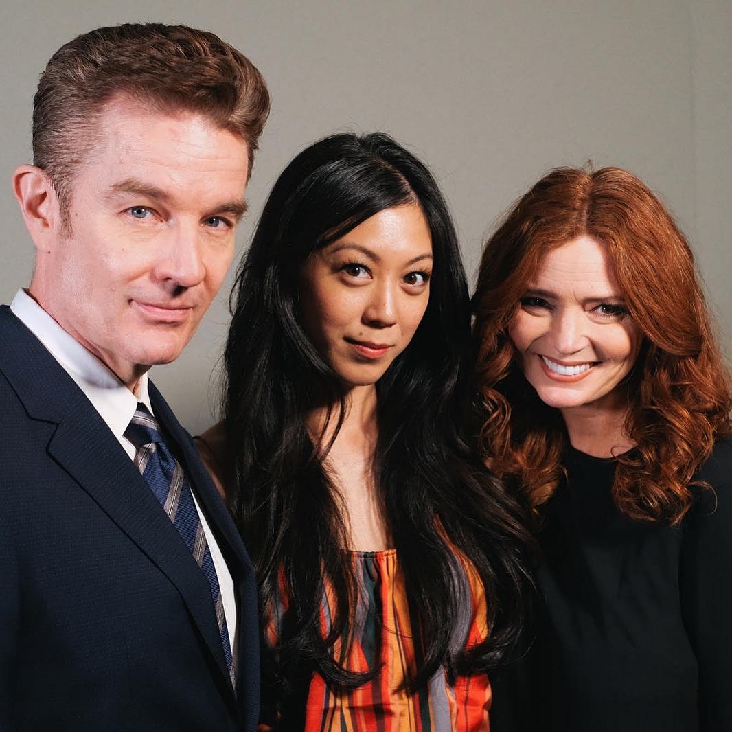 jamie_marsters's tweet photo. Pic of the Day: @JamesMarstersOf, @BrittIshibashi &amp; @brigidbrannagh lookin' like they're totally *not* the eat your face kinda aliens... 

#JamesMarsters #BrittanyIshibashi #BrigidBrannagh @marvelsrunaways #MarvelsRunaways #ToBeFair #TheyDidntActuallyEatAnyonesFace #SoLegit https://t.co/gorHSmOnQf
