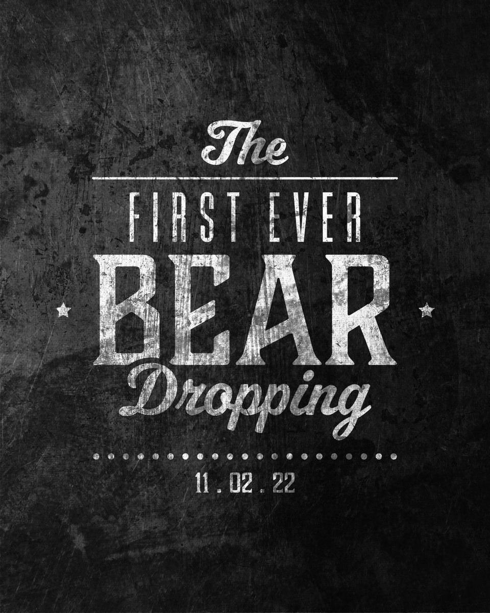 × 11 . 02 . 22 ×

We're excited to finally announce the launch date for our first EVER collection of Bear Bros! Get in early this Friday for a chance to choose the perfect Bro for you!