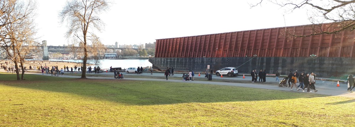 The #barge casts a long shadow  #Vancouver