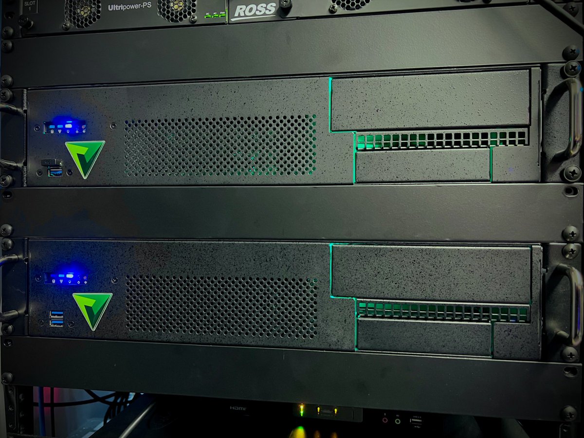 Snowgloeb's tweet photo. What’s better than 1 Envivo Replay server? 2 Envivo Replay servers! ⁦@VariantSystems⁩ https://t.co/1HQyrsmzrg