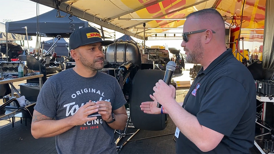 NHRADragster's tweet photo. WATCH: Former Funny Car world champ @JRTodd373, teammate @ShawnLangdon333, & @CruzPedregon were among those sharing their thoughts with NHRAโs Brian @theLohnes on the final official day of testing at #NitroSpringTraining
https://t.co/qIIlgSlJmM https://t.co/zH8SdHbB5m