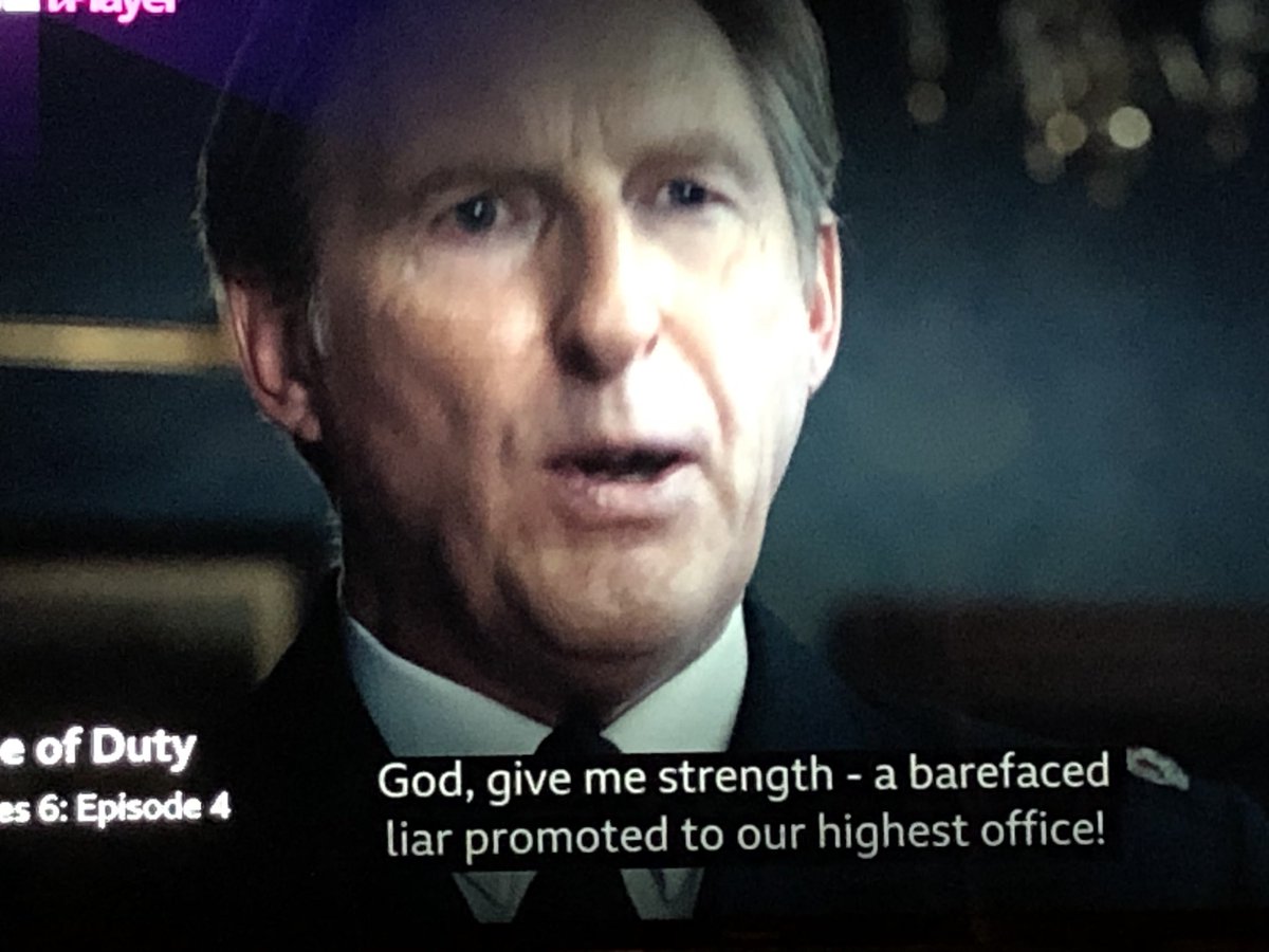 Just catching up on #LineofDuty and yep, Hastings calls it… #corruption #ToryCorruption #adriandunbar