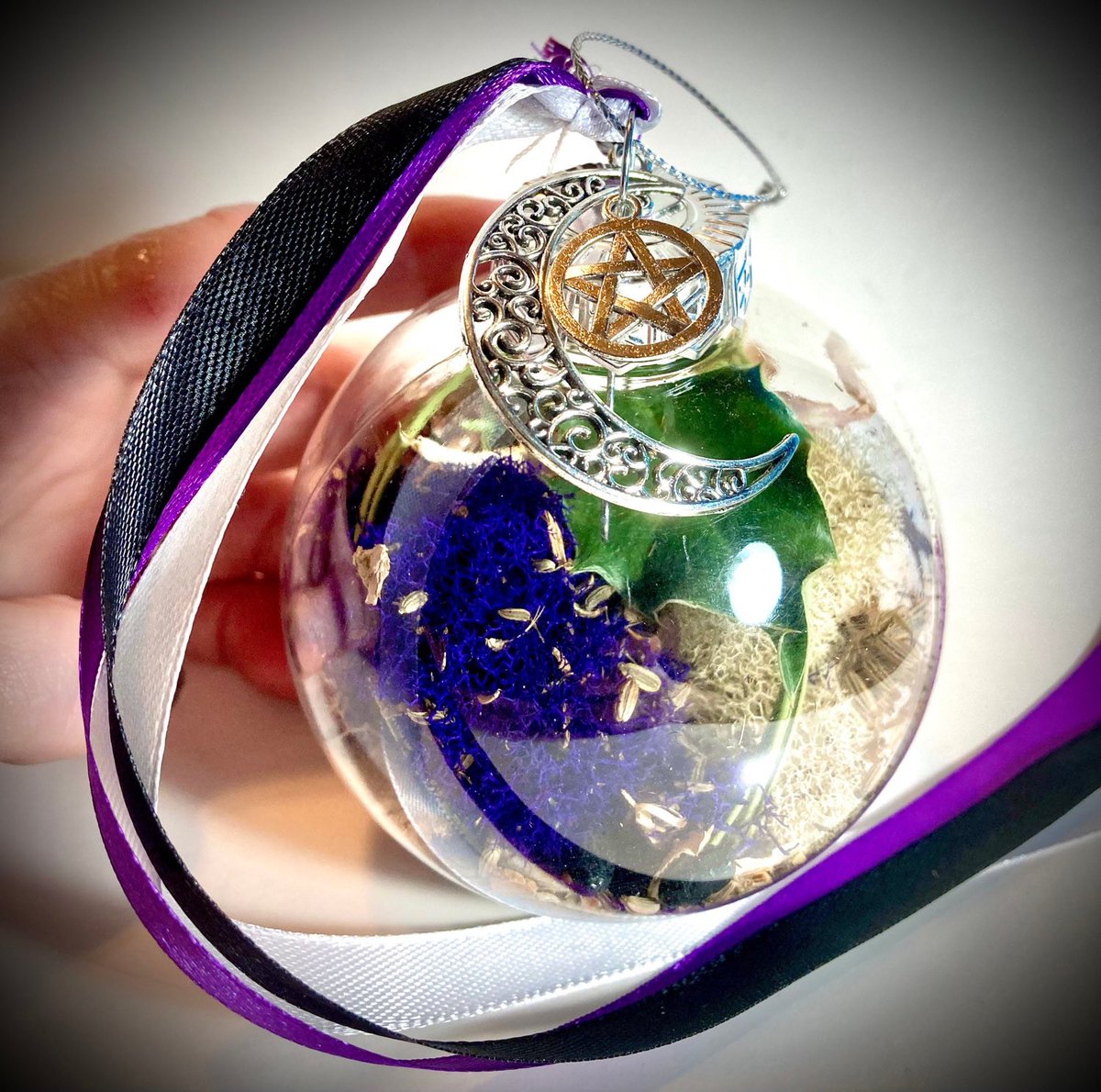 LeNoirBleu2's tweet photo. Excited to share this item from my #etsy shop: #Witch ball - #protection charm - witch charm - talisman - ritual tool - hedgewitch - green witch - #witchgift - intuition #spell - amethyst https://t.co/bZcH3jzDqq https://t.co/FJhpKd1u1o