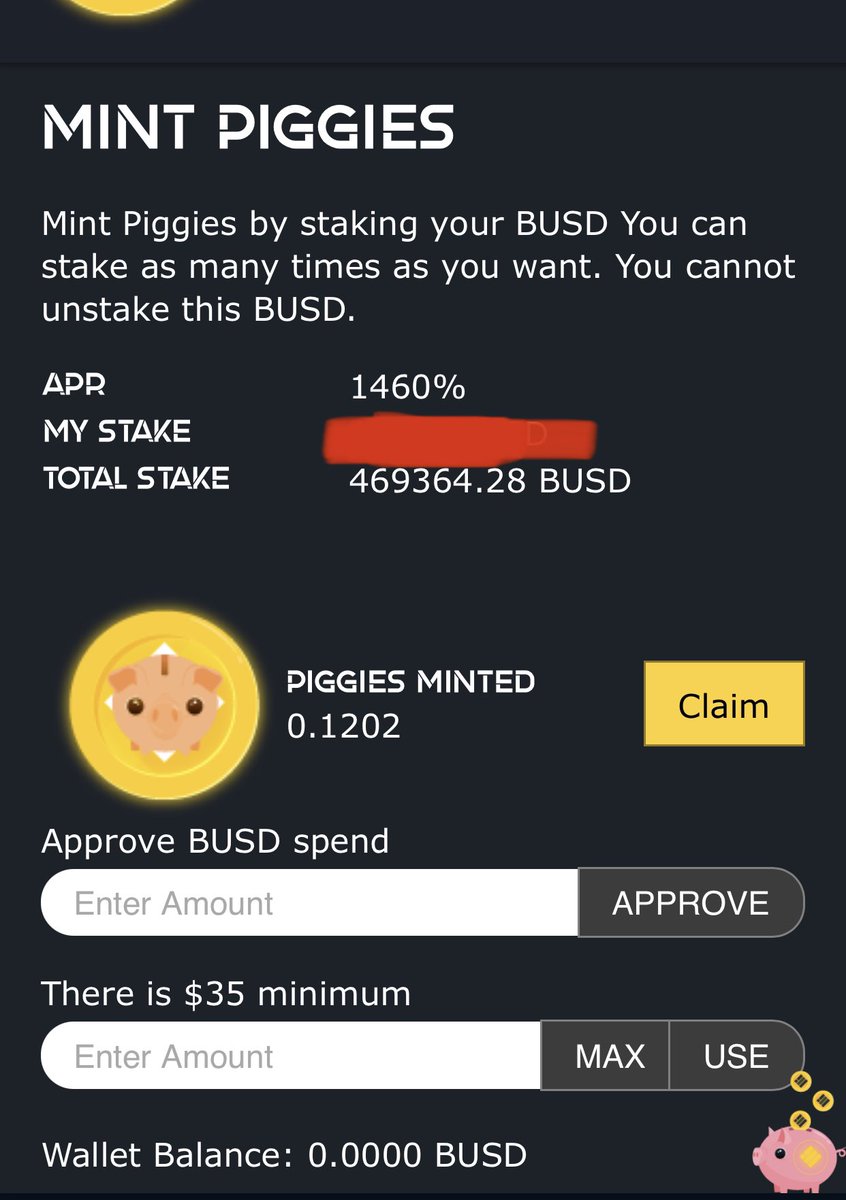 laperversa_vip's tweet photo. Piggybank machine is a fork of the successful team running BUSDMACHINEV2. Just launched a few hours to go and is already pumping 🚀🚀 Dyor and ape safe 👉👉 https://t.co/Tfh1ixV5AE https://t.co/rcxDG5hPND