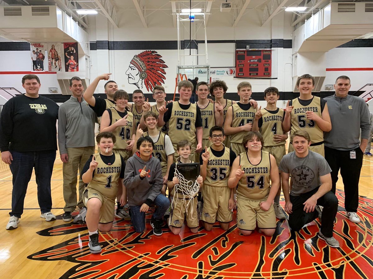 RMSZebras's tweet photo. RMS 8th grade boys basketball WIN the RRC tourney championship!
Way to go boys!
We are so proud of you!! 🏀🖤💛 https://t.co/zQftGSTZb9