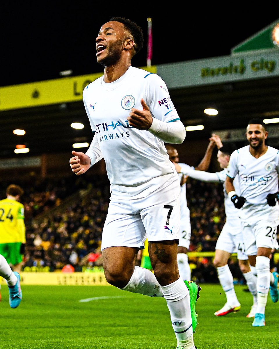 FtblStats's tweet photo. Raheem Sterling vs Norwich City

1 Perfect Hat-trick ⚽️⚽️⚽️
3 Fouls Won (Most)
7 Duels Won (Most)
14 Contested Duels (Most)
3.05 xGOT
5/5 Accurate Shots
1 Missed Penalty 😅

🎶 He’s top of the League 🎶

#mancity https://t.co/QkNN05gfkR