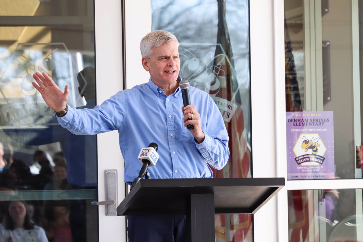 dsjacketstv's tweet photo. Thank you @SenBillCassidy and @RepGarretGraves for coming out to Denham Springs this morning to commemorate the opening of the new Denham Elementary campus!

Thank you for all you did behind the scenes to make this day possible for our community! #DenhamStrong https://t.co/ntOQbvRy3E