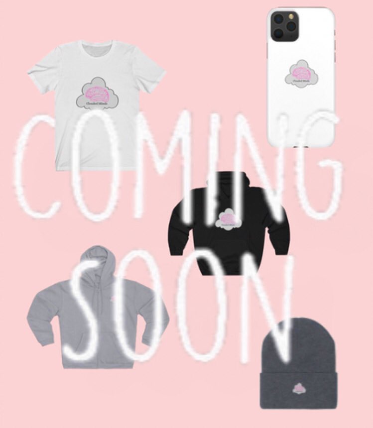 _CloudedMinds's tweet photo. Clouded Minds Merchandise Coming Soon!! #CloudeMinds #Merchandise #ClearTheFog #SaveaLife https://t.co/xzKz1wme9r