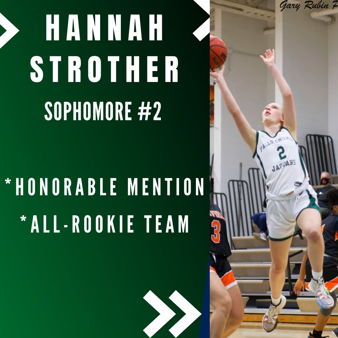 Sophomore guard Hannah Strother earns National District Honorable Mention and was selected to the All-Rookie Team. Congrats Hannah!