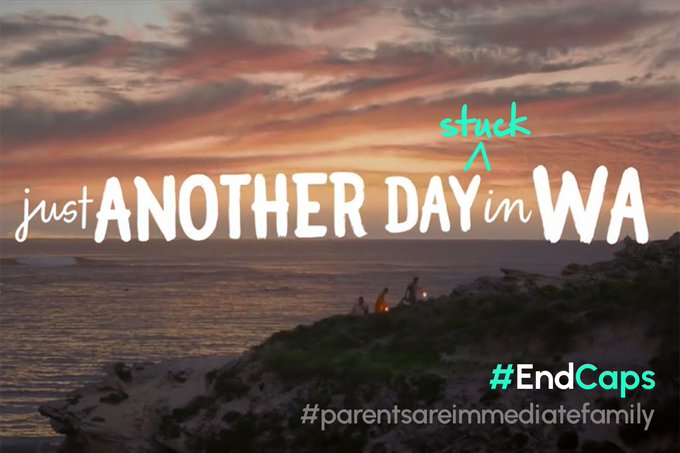 #RemoveTheCaps #ReconnectWA #wapol <a href="/MarkMcGowanMP/">Mark McGowan</a> <a href="/walabor/">WA Labor</a> <a href="/WAGovernment/">WA Government</a>