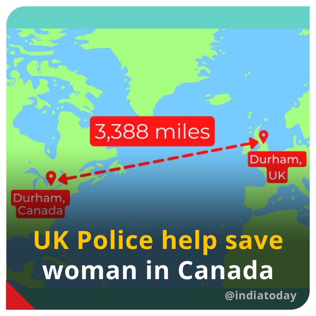 Durham Constabulary’s quick-thinking control room team helped save a woman in immediate danger more than 3,000 miles away in Canada after an intruder got into her home. #BritishPolice #DurhamPolice #UnitedKingdom #Canada #Police #ITCard