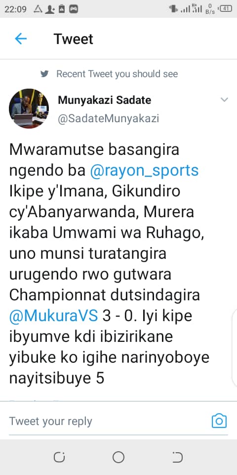 nabelxe's tweet photo. @SadateMunyakazi @rayon_sports @MukuraVS Nahumwaka utaha @SadateMunyakazi .. Mukura turatinyitse https://t.co/4zW9KwA3yq