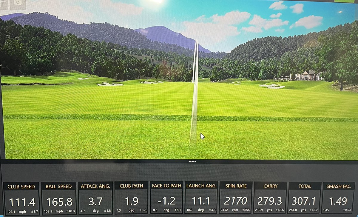 JackAWallace's tweet photo. Unreal numbers from @TaylorMadeTour new Stealth driver tonight. Havenโt seen anything like this in a long time! Good to finally get back over the 110mph mark and that ball speed is unheard of ๐คฏ boom! Proud of be a #MasterFitter @WillFoxGolf @ThurlestoneGolf https://t.co/mCZHm3p7Af