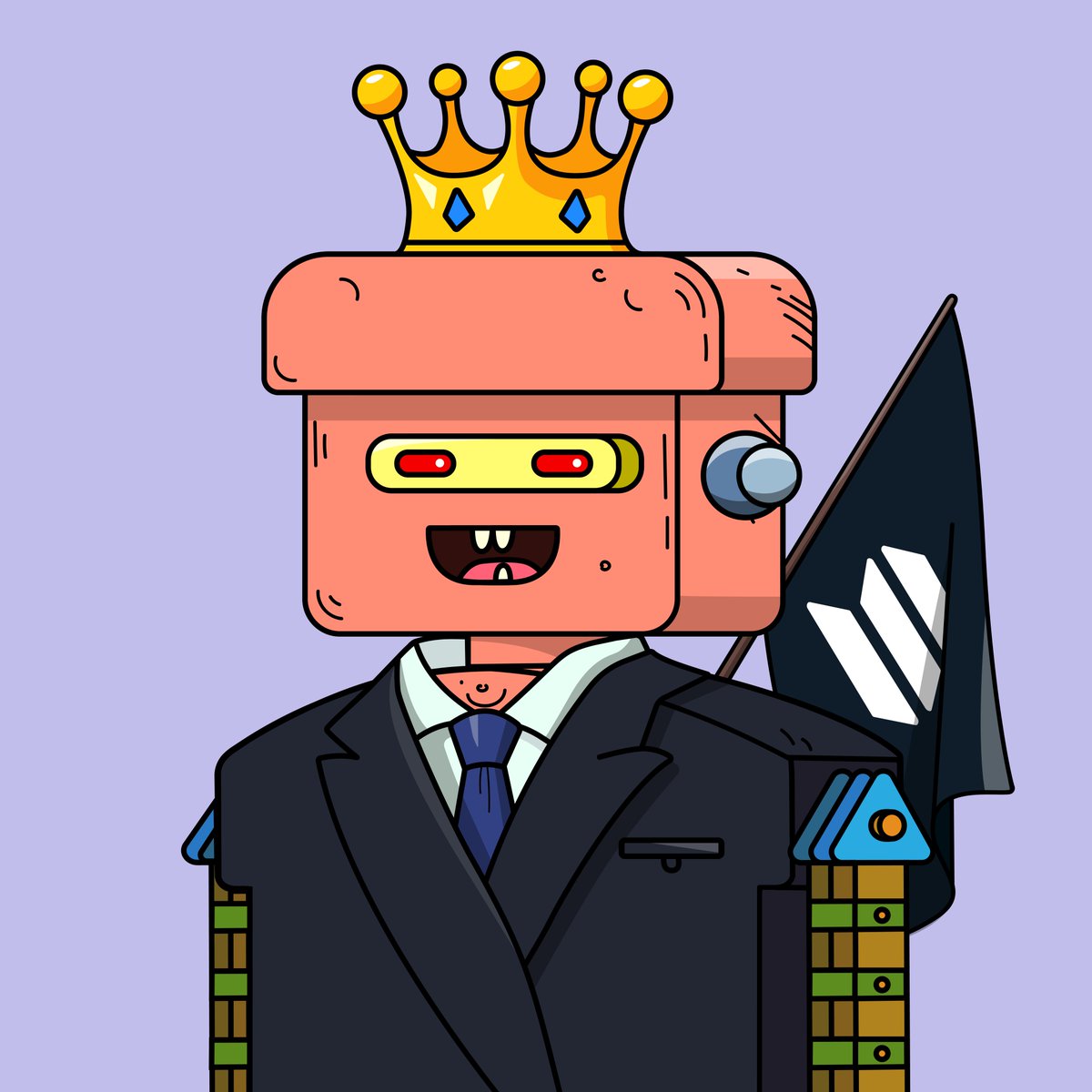 KryptoDesigner's tweet photo. new NFT, by @GenerousRobots , still not able to join Discord :( https://t.co/txBOi8KJd1