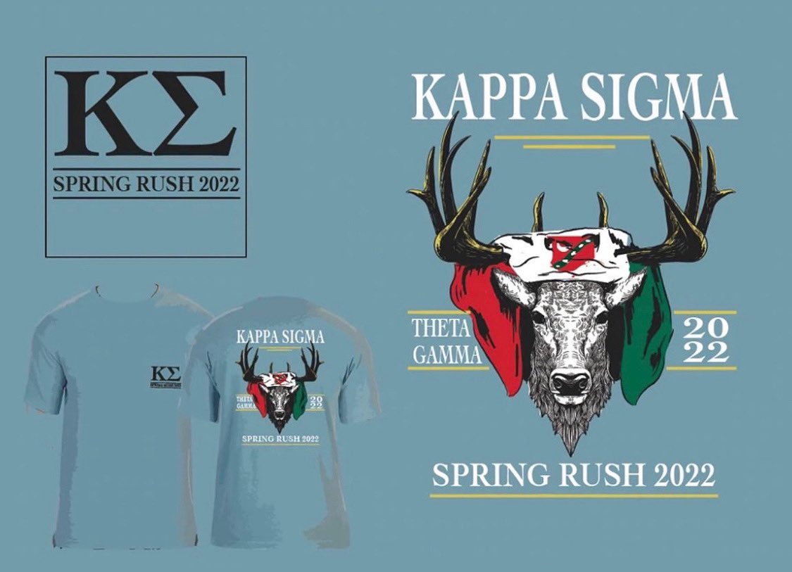 We are having a t-shirt raffle for our spring 2022 rush shirts! All you have to do is like, comment, and retweet to enter. The winner will be drawn on Feb 13 @ 10pm