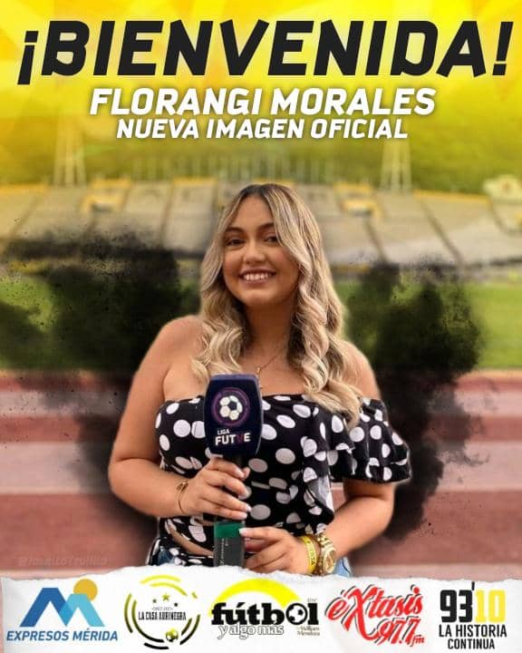 Futboolyalgomas's tweet photo. Bienvenidos a nuestros programas los amigos de #ExpresosMerida a la Pauta de @Futboolyalgomas y @93_10tachira Imagen Oficial de la modelo @FlorangiMorales https://t.co/22YJZ0yoxK