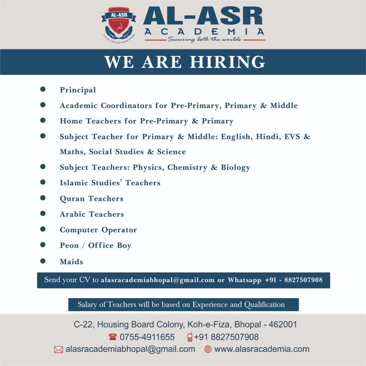 athermkhan's tweet photo. We are hiring... https://t.co/TPhLuf0uJ8