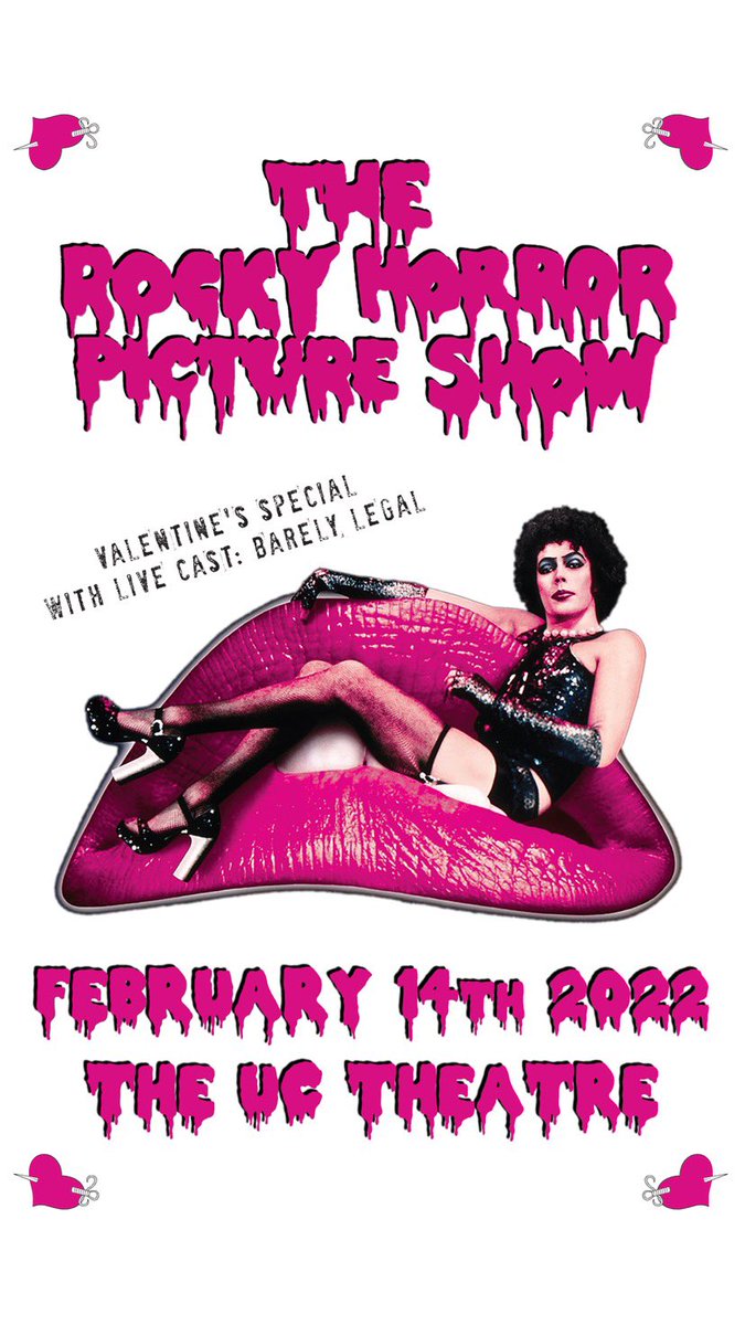 blrhps's tweet photo. This Monday night! Barely Legal returns to @TheUCTheatre for Valentine’s Day! 

Get your tickets at https://t.co/OErBbm4yah now! https://t.co/qvq7IDrQxp