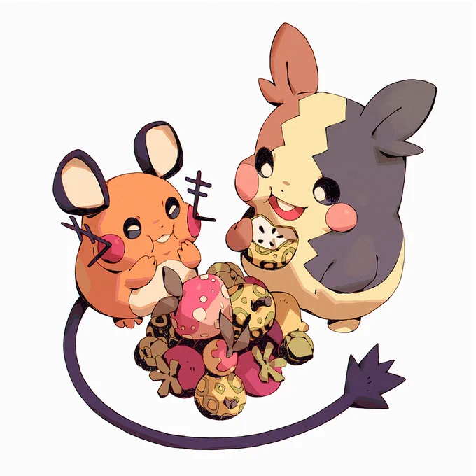 munching on berries 