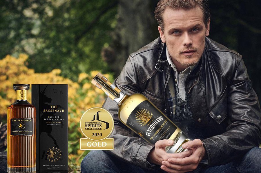 BMarlene_'s tweet photo. @SamHeughan is exemplifying that Whisky is “the Water Of Life”
So I guess we keep ordering @SassenachSpirit 🥃 from @ReserveBar as well as El Tequileño #thesassenachselect for company. https://t.co/npEVOFrTMd