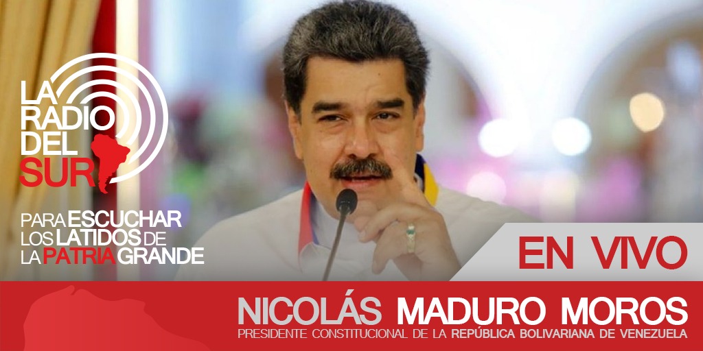 #EnVivo 📹|| 'Quiero felicitar a la juventud que se ha lanzado a las calles de Caracas, desbordando avenidas desde Petare hasta la esquina San Francisco', subrayó el Pdte. @NicolasMaduro #JuventudEnVictoria