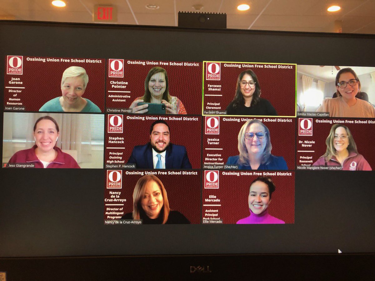 Brewster_HR's tweet photo. Thankful, humbled, and proud to work along some amazing colleagues. We spent the day interviewing candidates as we continue to grow our @OssiningSchools family. Thank you @GaroneJoan & LHCSPA for organizing the event. #Opride #Ostrong @OssiningSup https://t.co/QJmu48TIWd
