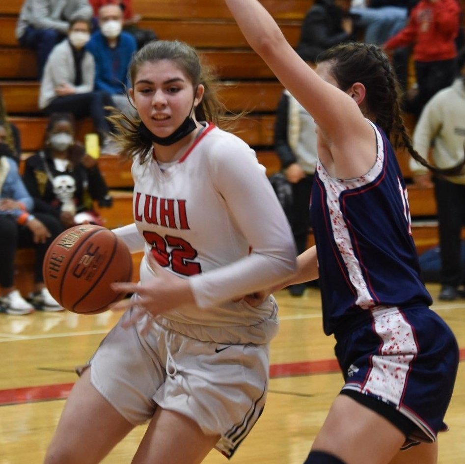 FINAL: LuHi, 69. FDA, 40.

Kate Koval: 20pts, 11rebs
Emma Von Essen: 18pts, 6asts
Paris Clark: 15pts, 8rebs, 5assts
Diora Ressaissi: 10pts, 7rebs, 4stls

Next Game: Tomorrow, 2/13 v. McClancy.