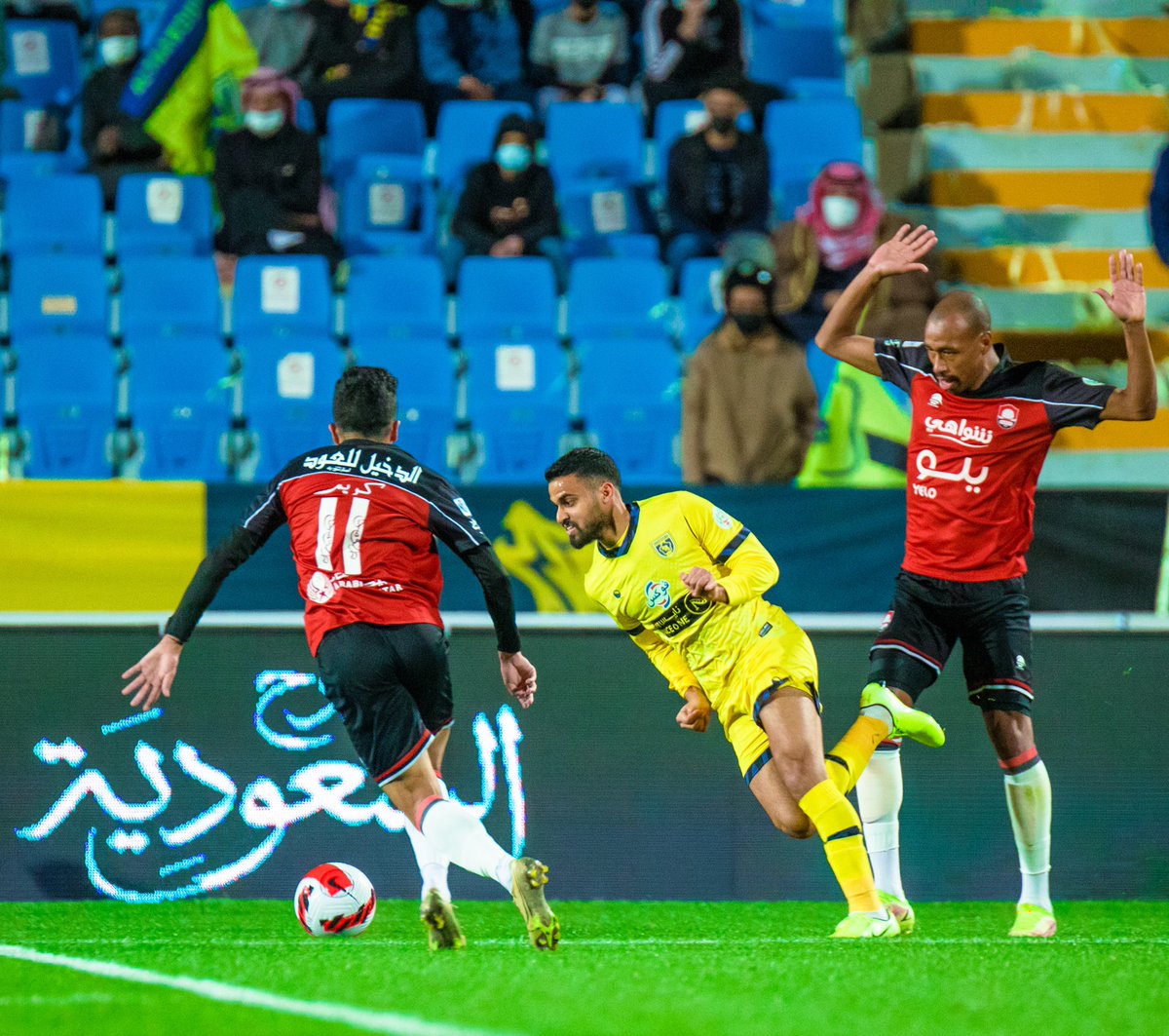 الف مبروك جمهور السكري على الفوز في الديربي وان شاءالله القادم افضل بتكاتف الجميع 💛💙🖤 #التعاون_الرائد