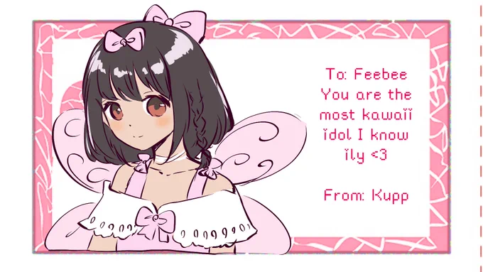 THANK YOU FOR JOINING STREAM got so many Valentines done!! Hope y'all enjoy them and Happy Valentines Day!! 🥰 (more cards and @'s of everyone I drew in comments!) 