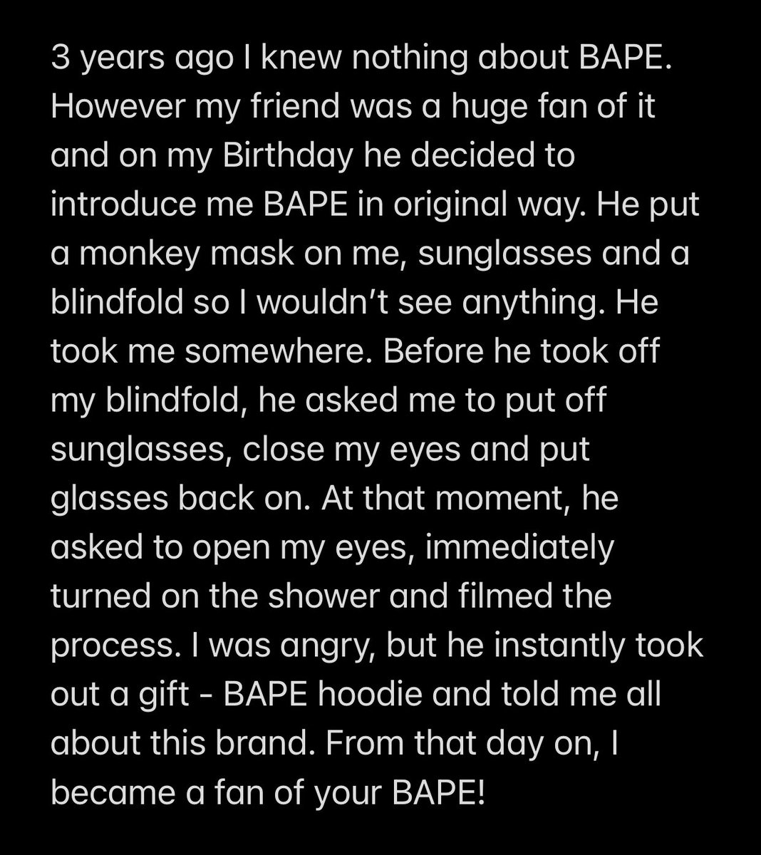 gemzhe's tweet photo. @bapetaverse gemzhe#1816 

Read story below on photo as it is quite long https://t.co/izr9bRNCsg