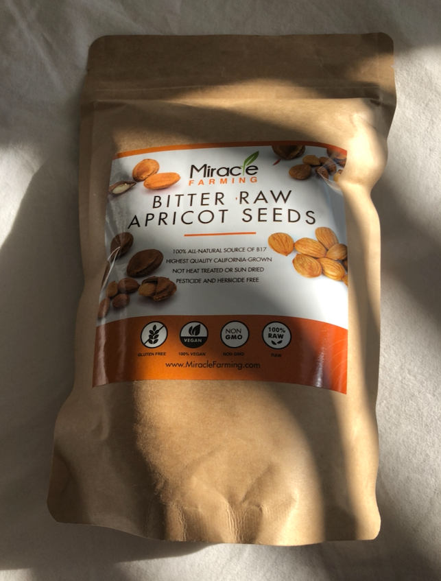 mark_renko's tweet photo. In the 1970's researchers were eradicating cancer by using vitamin B17 extracted from apricot seeds.  Otherwise known as "Laetrile" the medical community quickly dismissed it and went so far as to outlaw apricot trees in many areas.  Amazon just delivered this package. https://t.co/QqUSIlFvi3