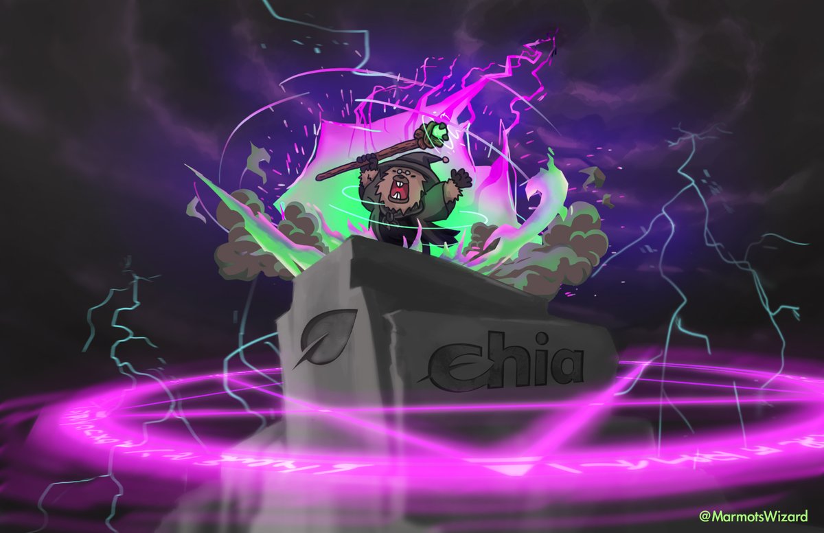 MarmotsWizard's tweet photo. From the mysterious magic stone, obtain powerful green energy⚡️ - MarmotsWizard🧙🧙
✔Plz Rt🔁  like❤️ follow @MarmotsWizard
It will be my motivation to create in chia🌱🌱
Join us on Discord! https://t.co/85ydKlvevF
$XCH  #chia #NFT #xch https://t.co/RS4kEX9gb6
