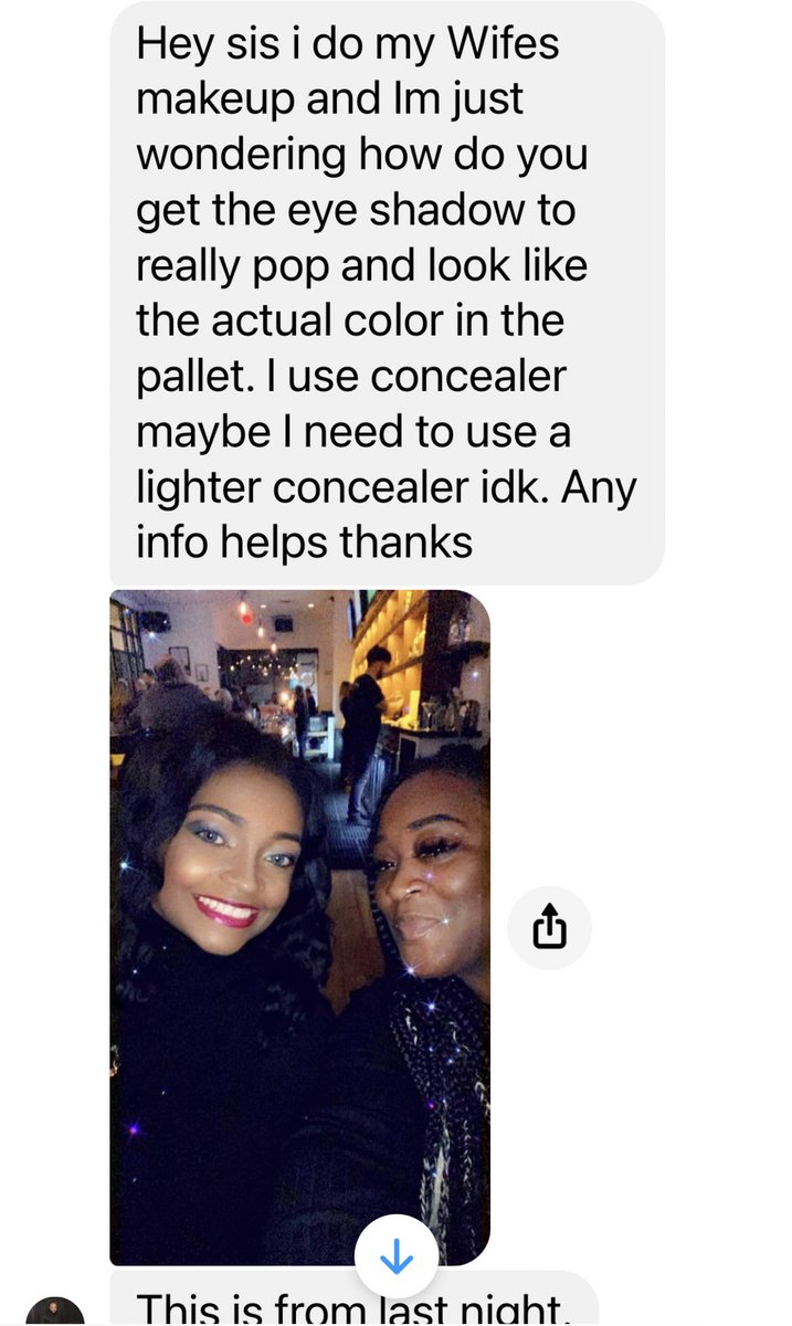 My brother wife lost her arms and legs during child birth and he sent me this message today 🥺 lord please bless me with a husband like this. Definition of through thick or thin! 😍 and he did a damn good job on her makeup