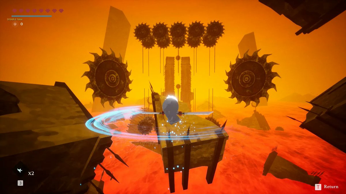 Graffiti_Games's tweet photo. You can create the spikiest levels of your dreams in Blue Fire: Void Maker. It’s free! #screenshotsaturday #bluefire #bluefiregame #unrealengine #UE4 #graffitigames https://t.co/O36SQK81K8
