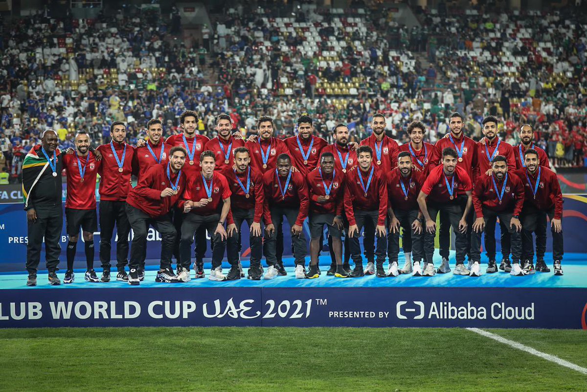 AlAhlyEnglish's tweet photo. 𝗔𝗴𝗮𝗶𝗻𝘀𝘁 𝗮𝗹𝗹 𝗼𝗱𝗱𝘀, 𝘄𝗲 𝗺𝗮𝗱𝗲 𝗶𝘁! 🥉

#YallaYaAhly 
#ClubWC https://t.co/NR63VpomKN