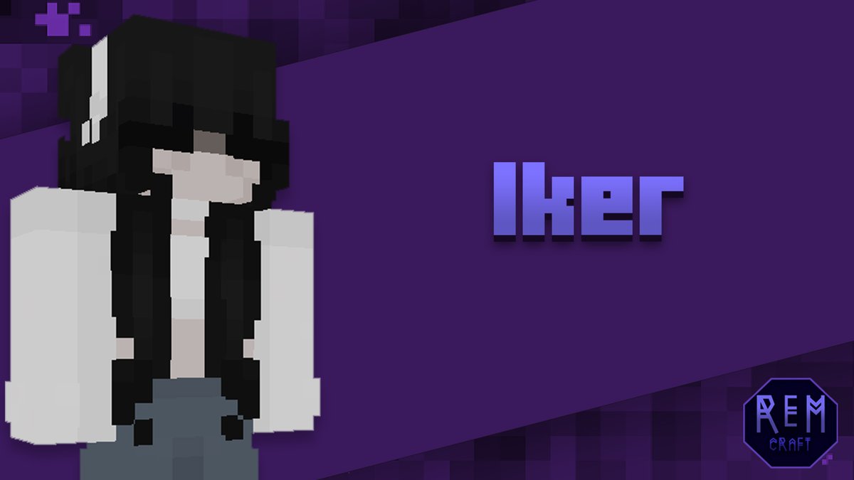 RemCraftSMP's tweet photo. Lo siento Iker, no quería tardar tanto en hacer esto.
#RemCraftSMP https://t.co/frdsdkoJwA