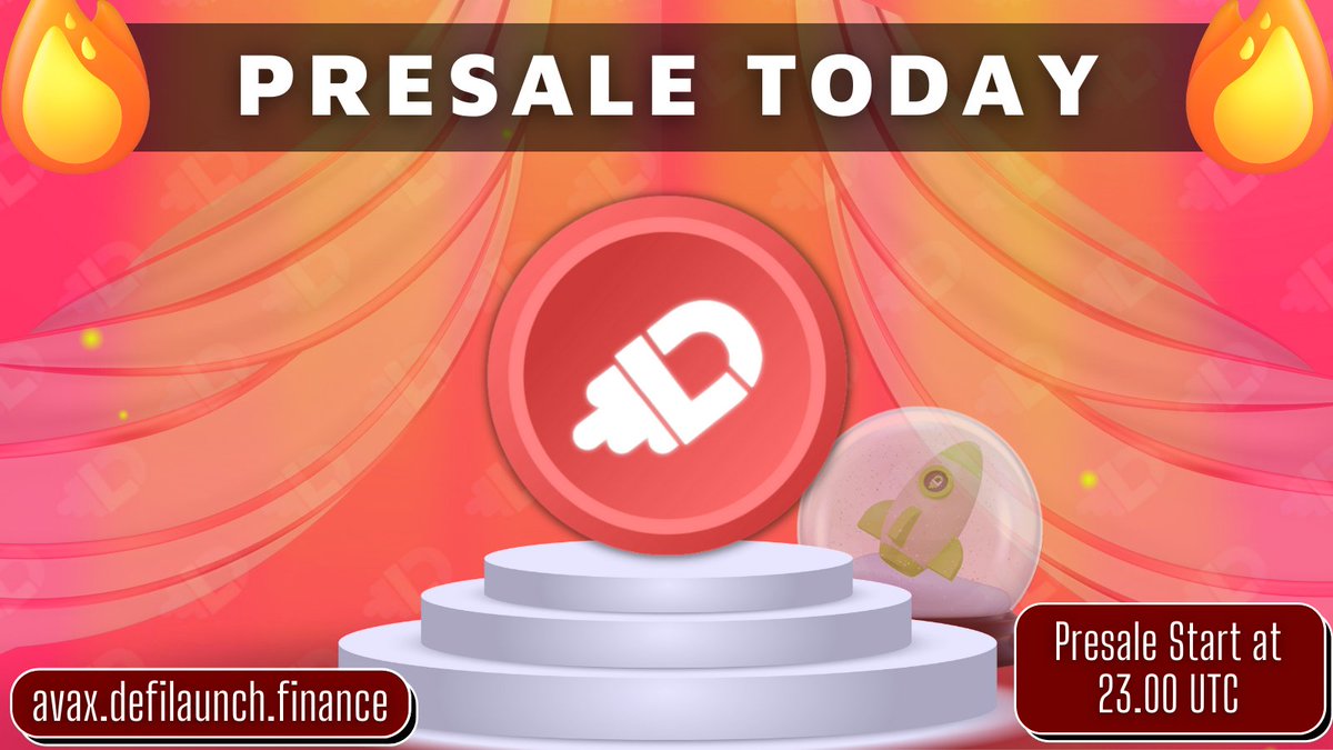 defi_launch's tweet photo. 🟢Only a few hours separate us from the presale in Avalanche🔴
📣This will be the beginning of many projects that will go on presale on the new AVAX platform
See you in a few hours!
⏰ 23:00 UTC
🔥 https://t.co/RIN0EjOrHj
@avalancheavax #Presale #AVAX #DeFi #Launchpad #DLAUNCH https://t.co/XZOkMzc7if