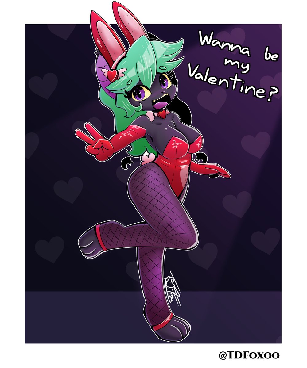 tdfoxoo's tweet photo. Happy Valentine!

Yazmin is happily wearing a themed bunnysuit for to spend that day with YOU!!! She hopes you like it! nwn

Part of an oncoming collab from our Discord server!

#furry #furryartist https://t.co/POirMyTDb9
