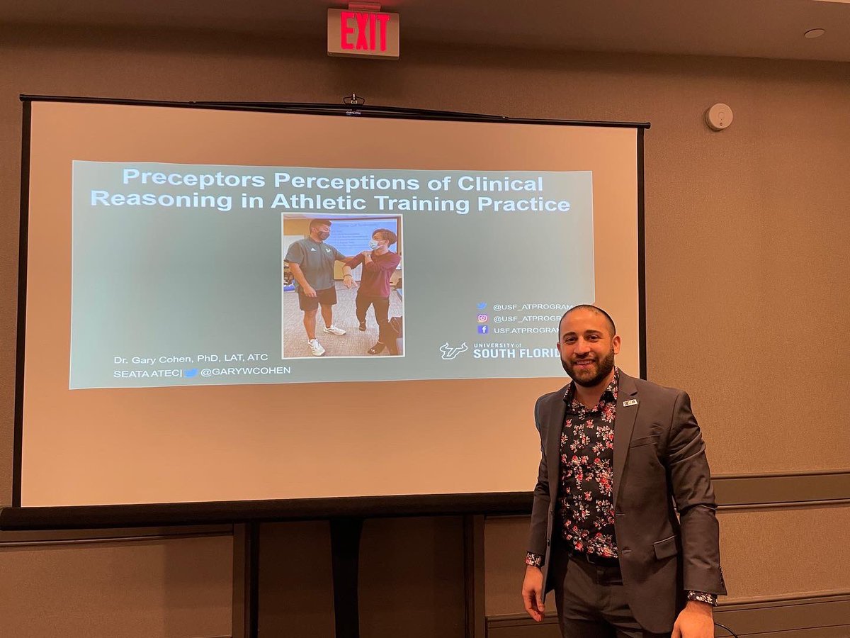 USF_ATProgram's tweet photo. USF proudly representing 2022 @SEATA9 ATSS/ATEC. Students and faculty learning, presenting, facilitating, and networking with other AT students and faculty. Special shout-out to AT2, Lyllie McBride, and Dr. Cohen for presenting.
#GoBulls #ATProgram #leadingtheway #ATSchool https://t.co/8zxrZrO3ib