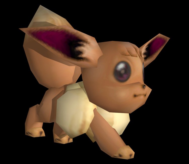 You just going to keep scrolling without saying hello to the Eevee model from Nintendo 64 & GameCube?