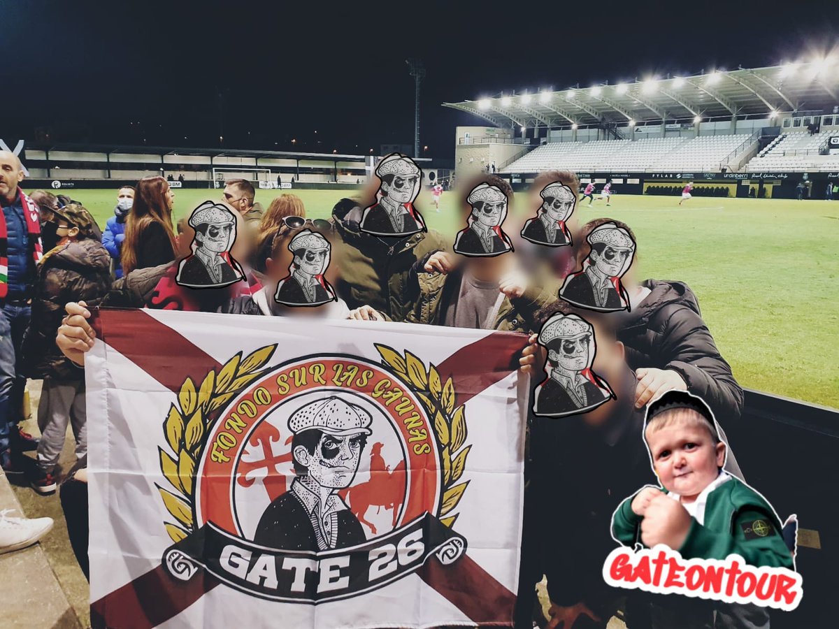 Gate26udl's tweet photo. REAL UNION DE IRUN - U.D. LOGROÑES ⚔⚪🔴 #irunontour #gate26 https://t.co/DdtauaI1Xc