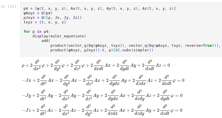visualphysics's tweet photo. This is how I derive the Maxwell source equations using space-time number differential operators, potentials, and current densities. Kinda quick! https://t.co/BgaVnKr0eo
