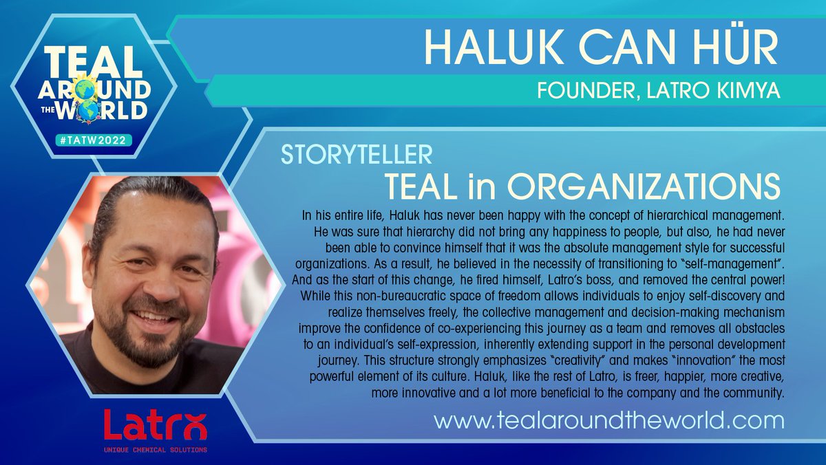 "when you have no bureaucracy and no hierarchy between the people, then you can really become yourself and you can really innovate" find out more at #tatw2022
#selfmanagement #selfregulation #newwork #futureofwork #stayhuman