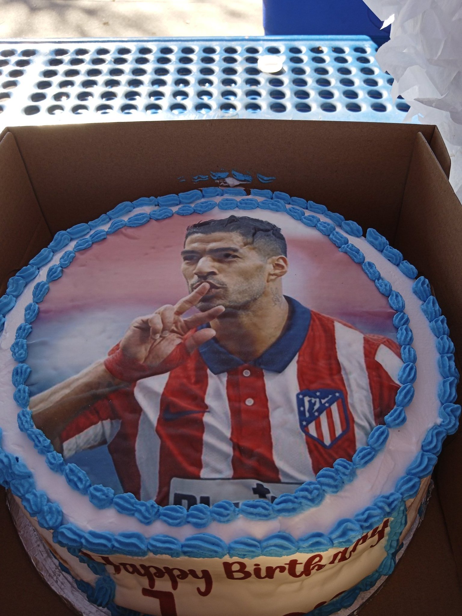 It\s Luis Suarez    Happy birthday to me  